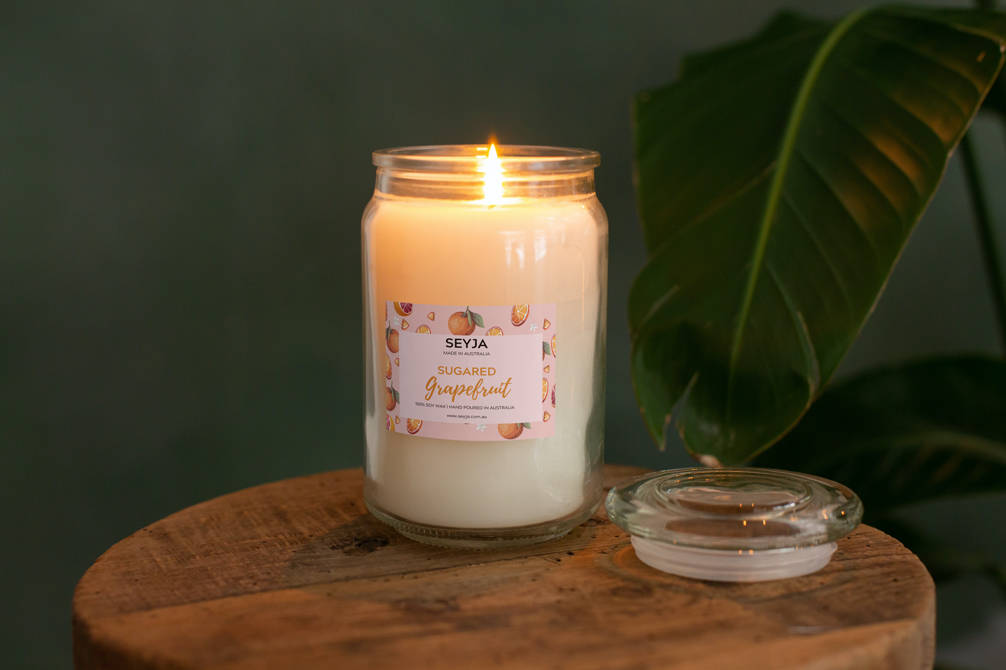 Sugared Grapefruit Soy Candle